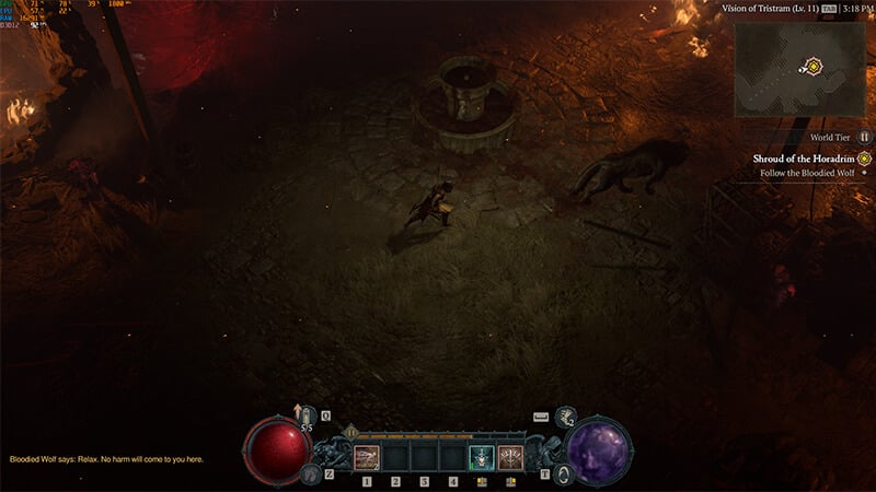 Follow the Bloodied Wolf to Search for Neyrelle