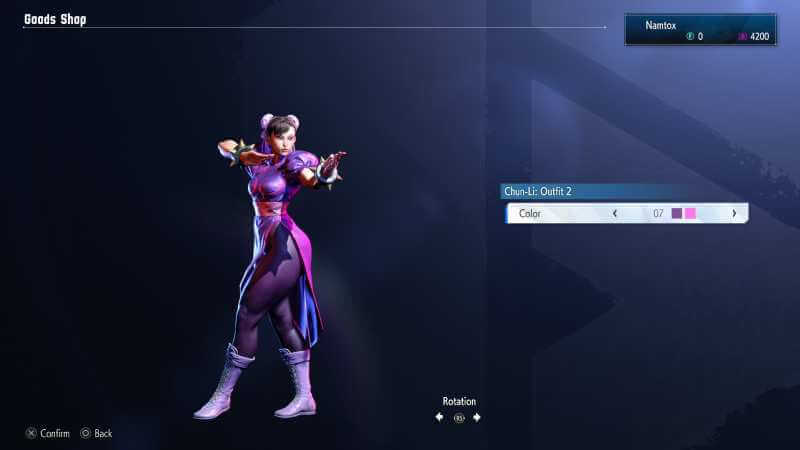 Chunli Outfit 2 color 07
