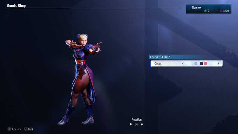 Chunli Outfit 2 color 09