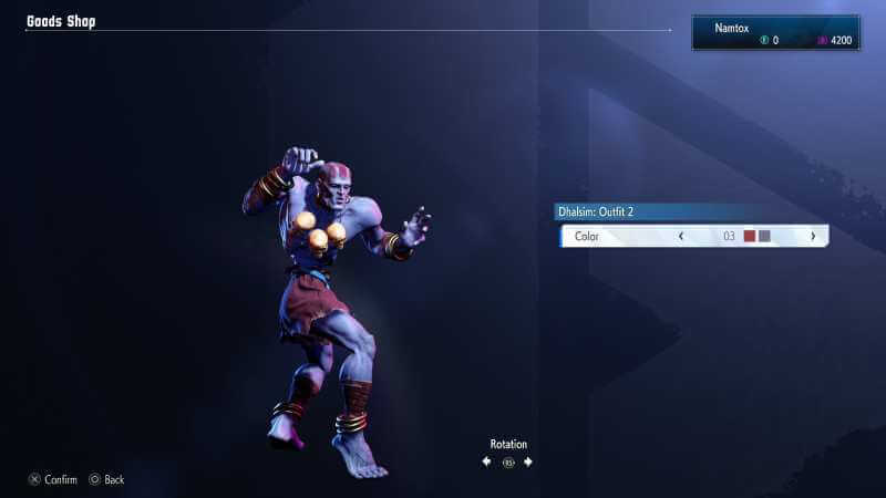 Dhalsim Outfit 2 color 03