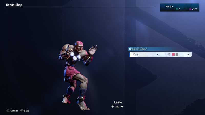 Dhalsim Outfit 2 color 06