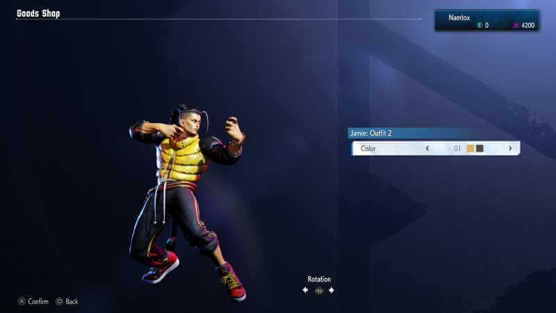 Jamie Street Fighter 6 Outfit 2 color 01