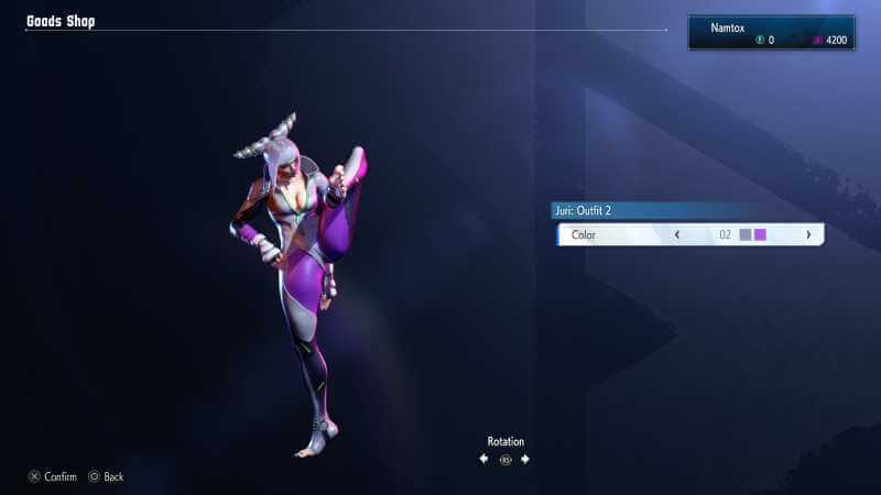 Juri Street Fighter 6 Outfit 2 color 02