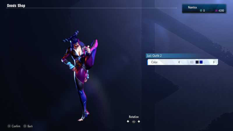 Juri Street Fighter 6 Outfit 2 color 03