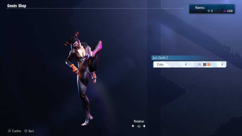 Juri Street Fighter 6 Outfit 2 color 08