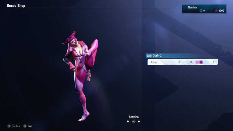Juri Street Fighter 6 Outfit 2 color 09