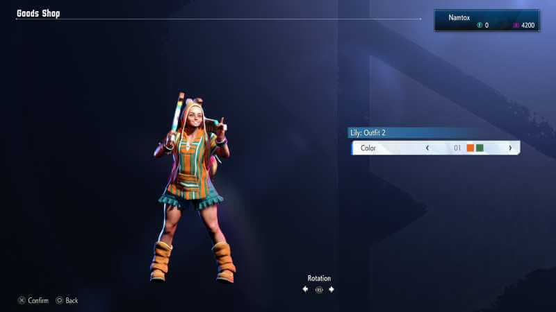 Lily Street Fighter 6 Outfit 2 color 01