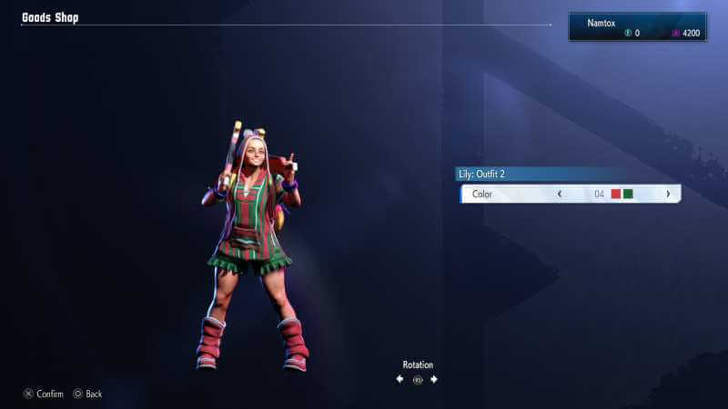 Lily Street Fighter 6 Outfit 2 color 04