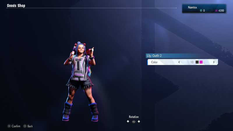 Lily Street Fighter 6 Outfit 2 color 10