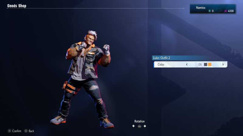 Luke Street Fighter 6 Street Fighter 6 Outfit 2 color 08