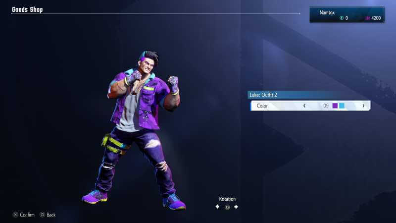 Luke Street Fighter 6 Outfit 2 color 09