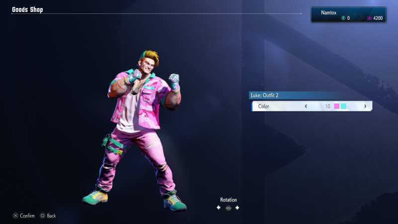 Luke Street Fighter 6 Outfit 2 color 10