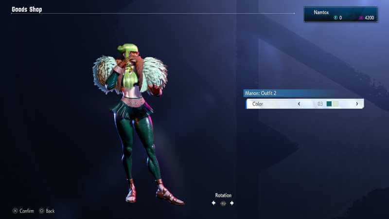 Manon Street Fighter 6 Outfit 2 color 03