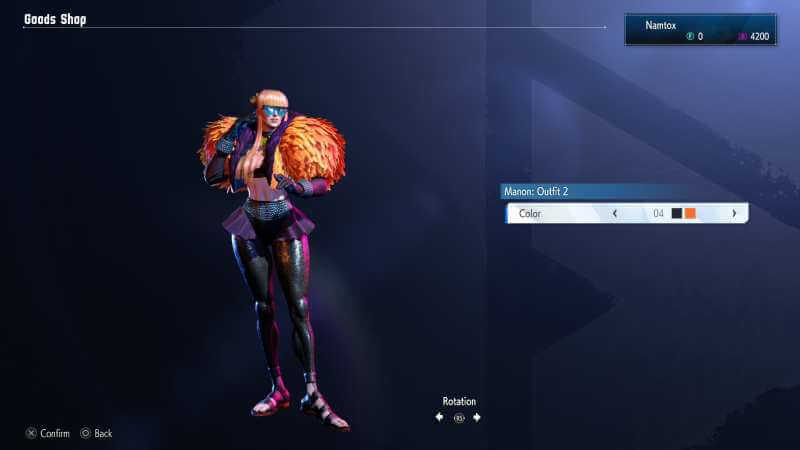 Manon Street Fighter 6 Outfit 2 color 04