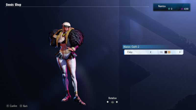 Manon Street Fighter 6 Outfit 2 color 08