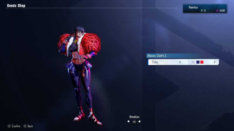 Manon Street Fighter 6 Outfit 2 color 10