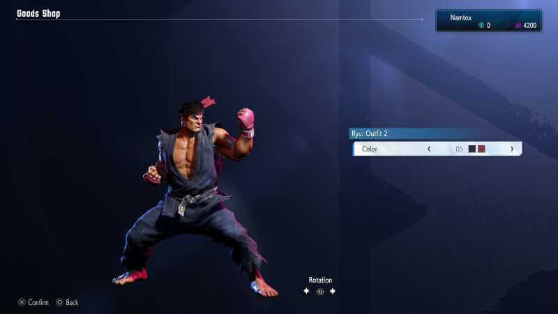 Ryu Outfit 2 color 05