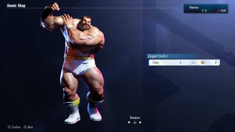 Zangief Street Fighter 6 Outfit 2 color 03