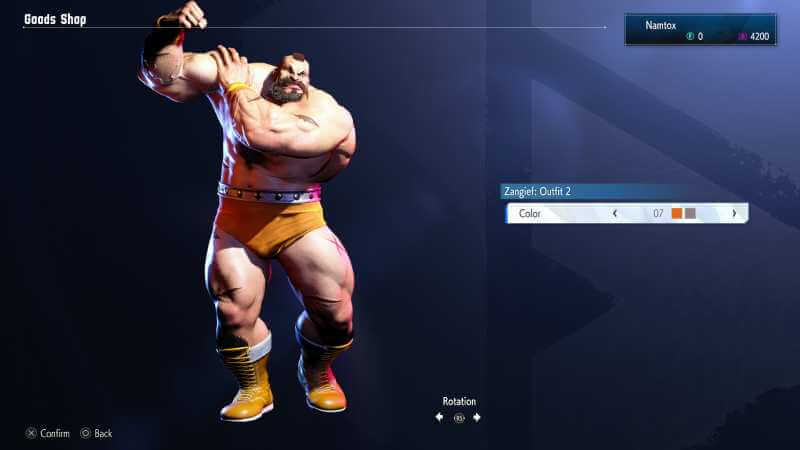 Zangief Street Fighter 6 Outfit 2 color 07