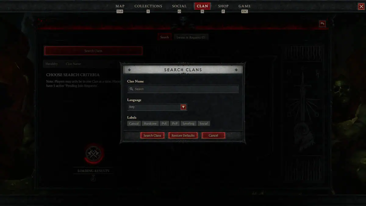 How to Join and Create Clans in Diablo 4