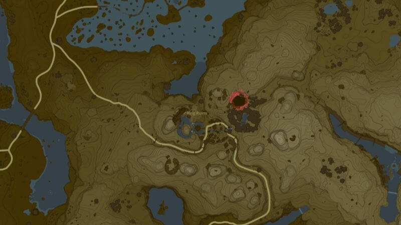 Ring Ruins location in Zelda Tears of the Kingdom