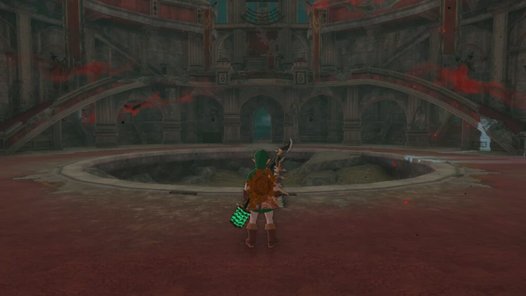 The throne room from Tears of the Kingdom