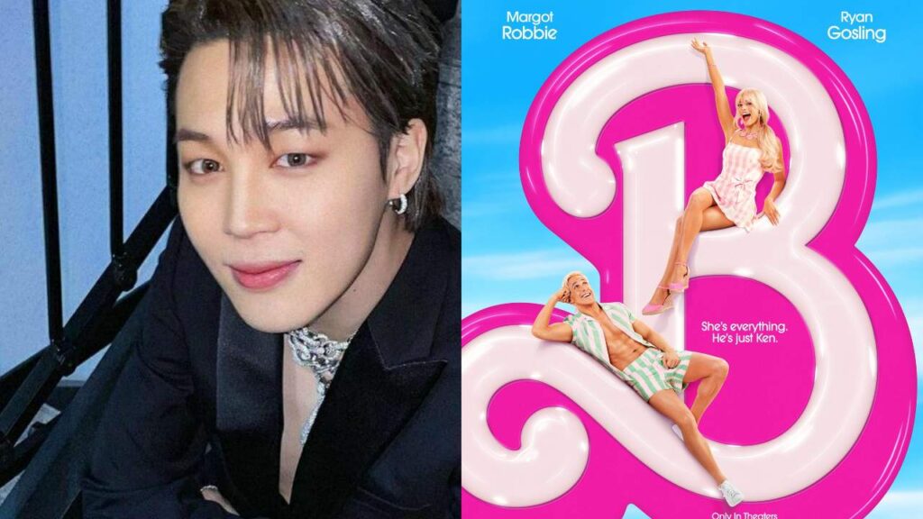 BTS' Jimin receives a Barbie guitar from Ryan Gosling as Ken