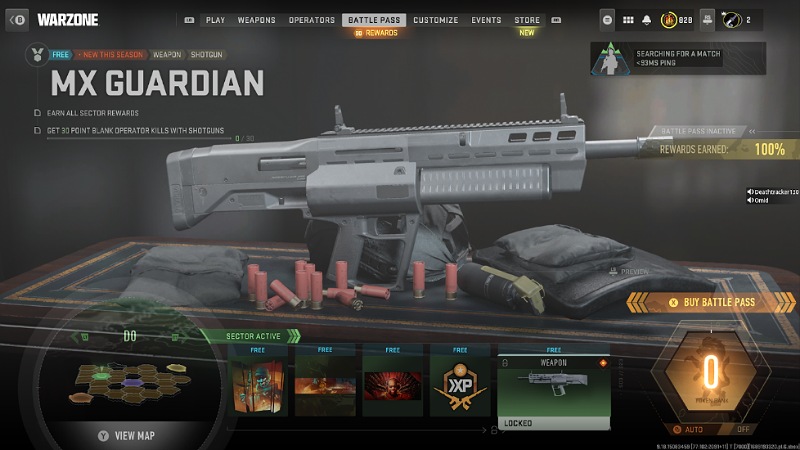 Season 4 Battle Pass Shotgun