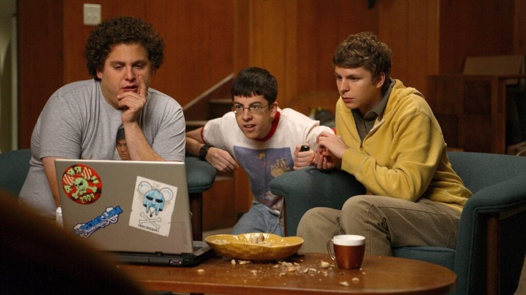 Michael Cera acting Superbad fame