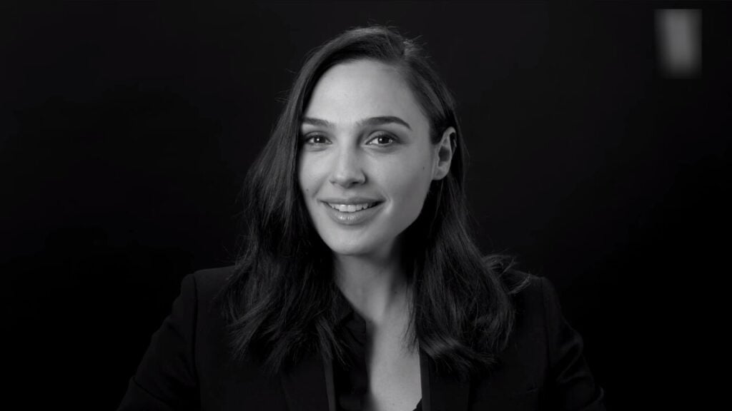 Gal Gadot Flossing