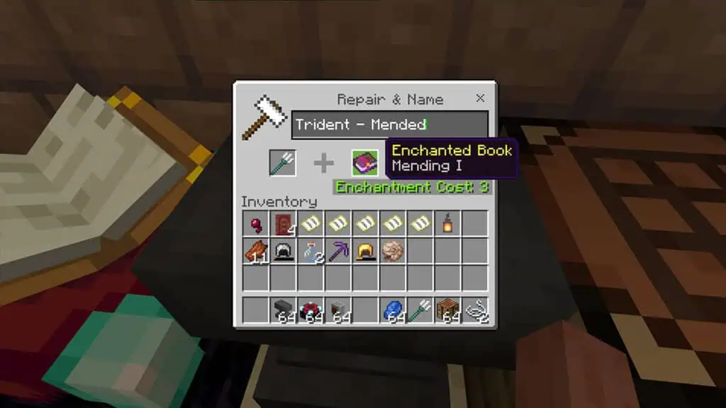 How To Repair a Trident in Minecraft Without Sacrificing Another Trident