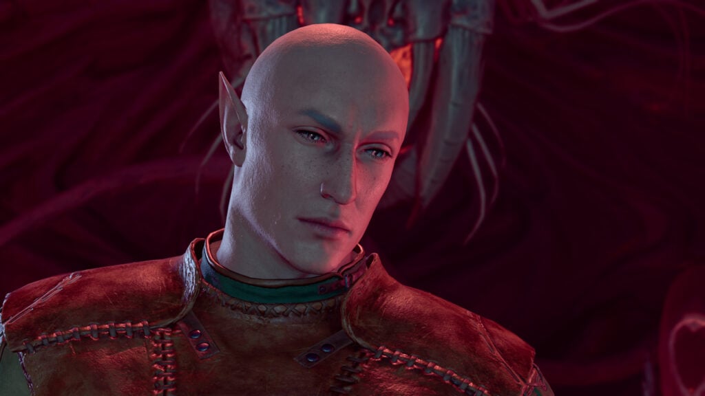 Closeup of a Ranger in Baldur's Gate 3