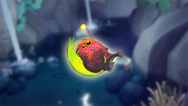 How to Find and Catch Mutated Angler in Palia A close-up of a Mutated Angler in Palia