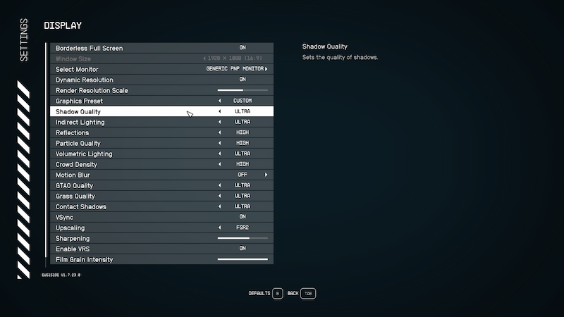 How To Change Brightness Settings In Starfield