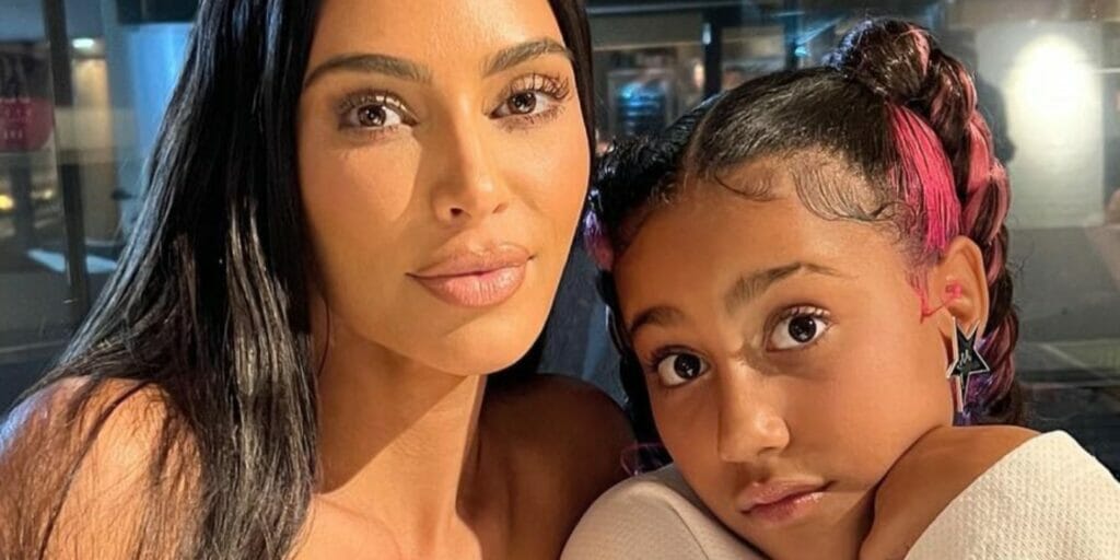 Kim Kardashian and North West