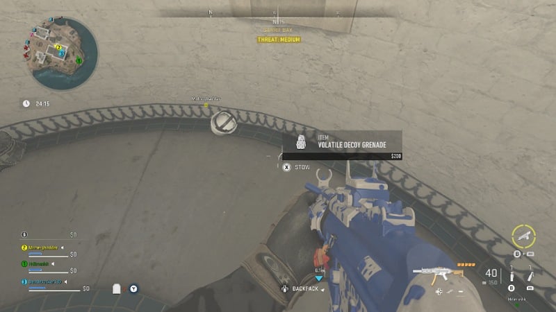 Decoy Grenade in Noisemaker DMZ Mission