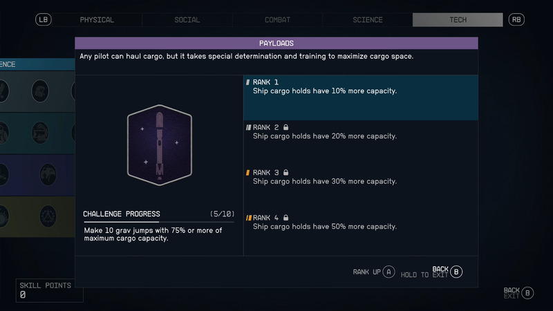 Starfield Can You Respec Your Skill Points