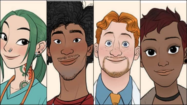 All Romance Options in Coral Island (Gift Guide) Portraits of four characters you can romance in Coral Island