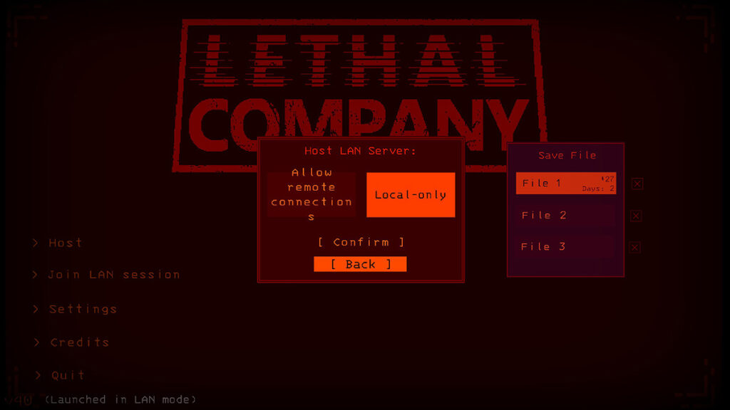 Lethal Company Save Files