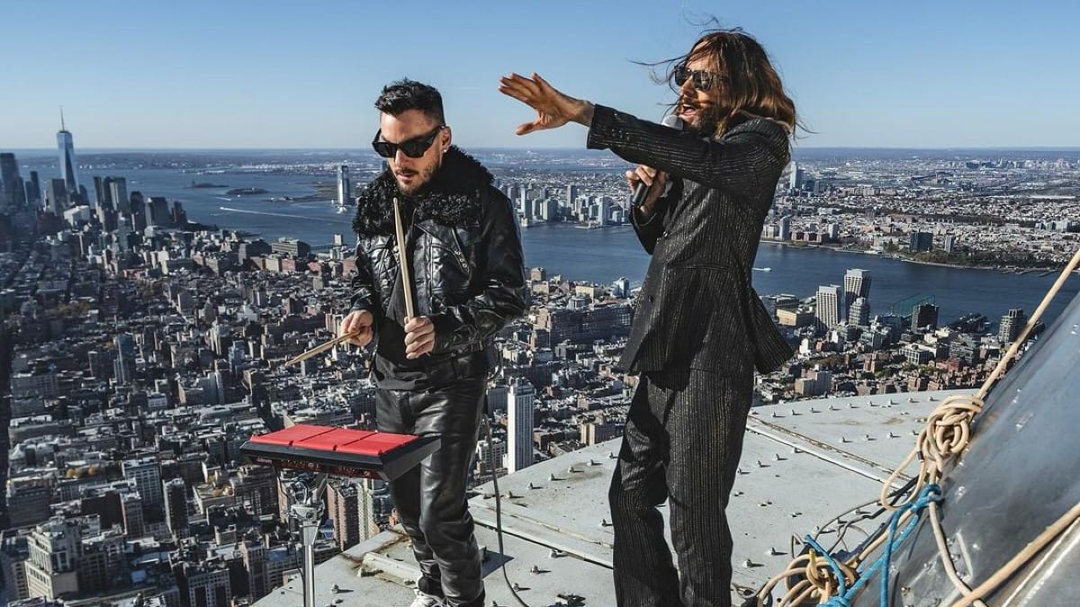 Jared Leto Climbs The Empire State Building in Death-Defying Announcement