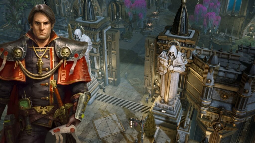 5 Best Mods for Warhammer 40K: Rogue Trader A collage of Warhammer 40k: Rogue Trader characters and settings