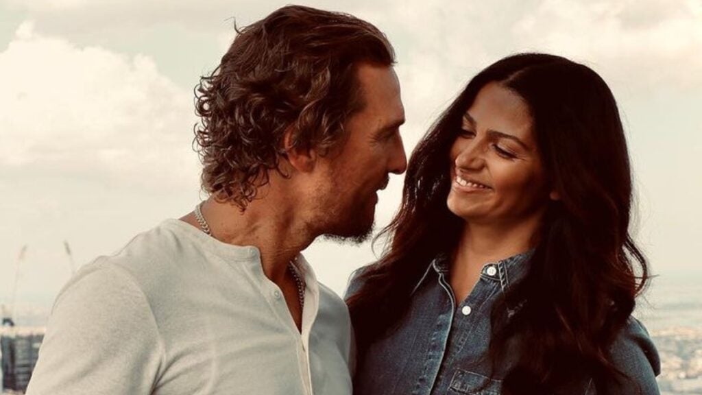 Matthew McConaughey and his wife Camila Alves