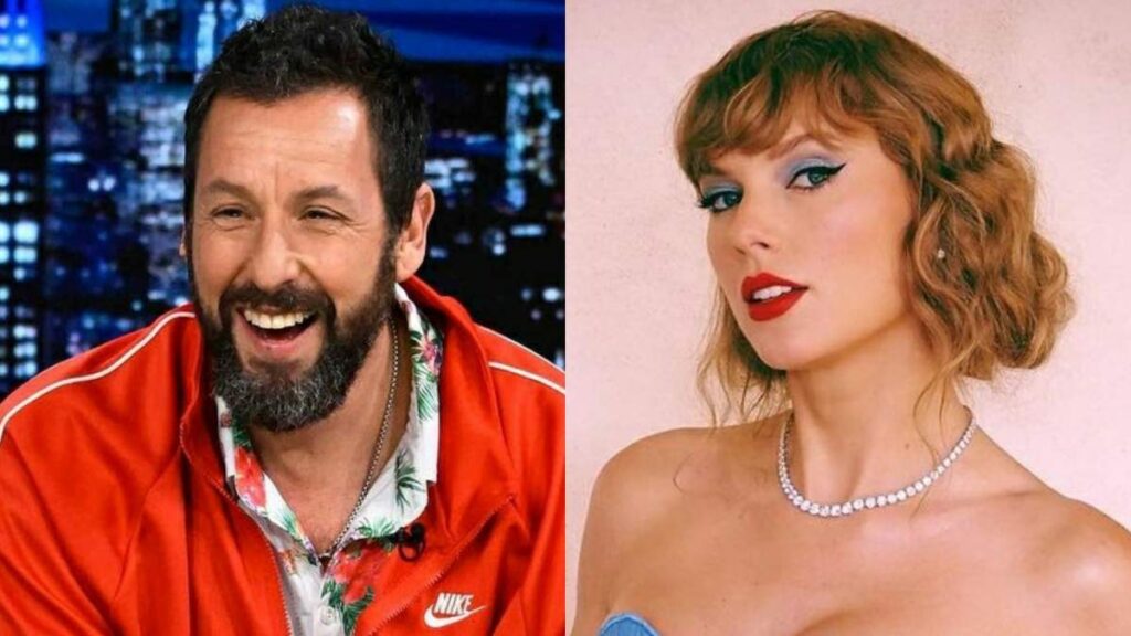 Adam Sandler and Taylor Swift