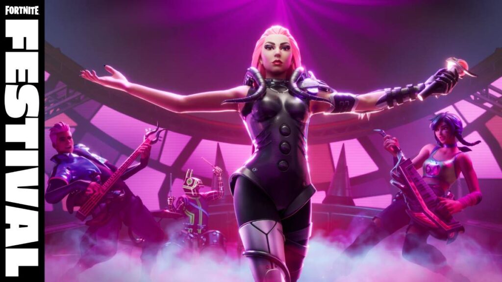 Fortnite Festival Season 2 featuring Lady Gaga