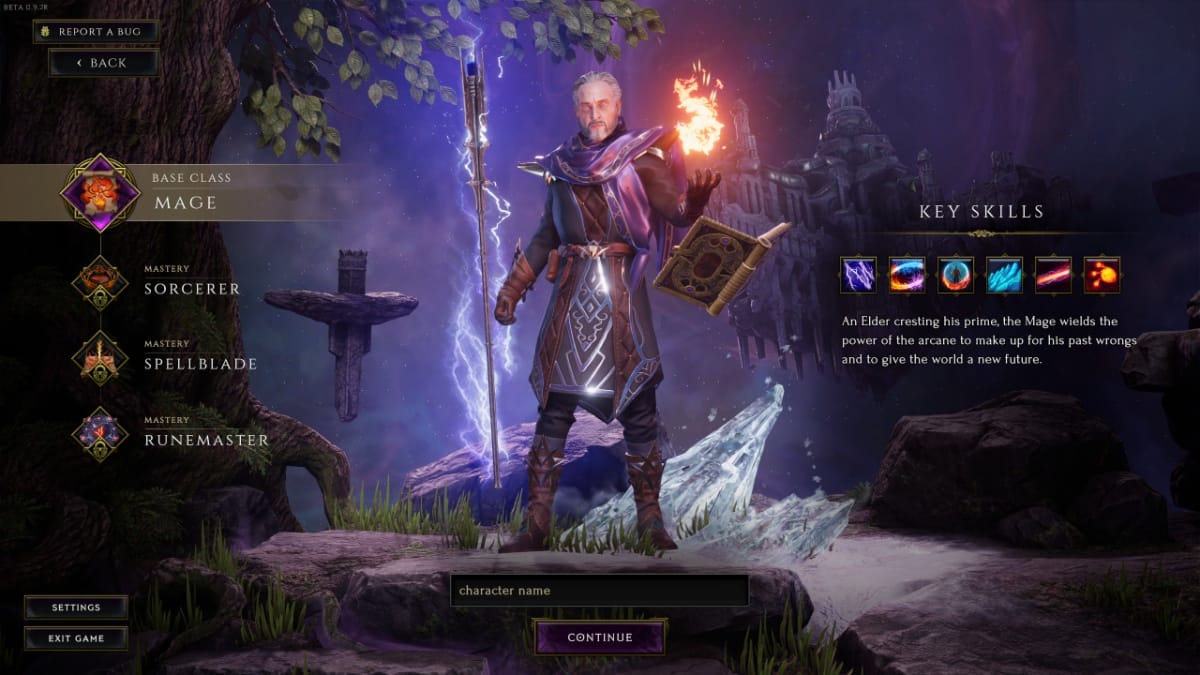 Last Epoch classes mage