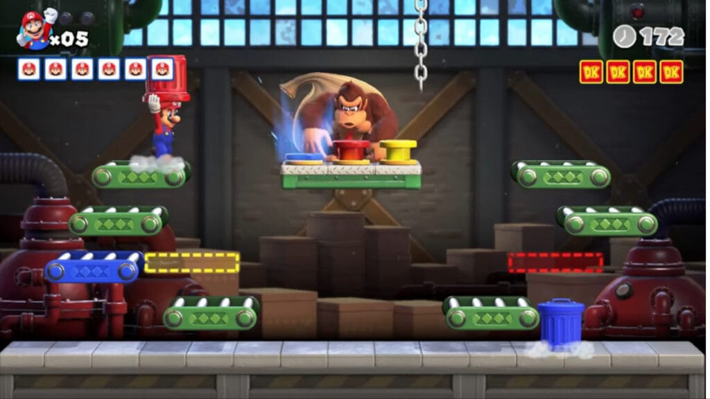 Mario vs. Donkey Kong level explanation