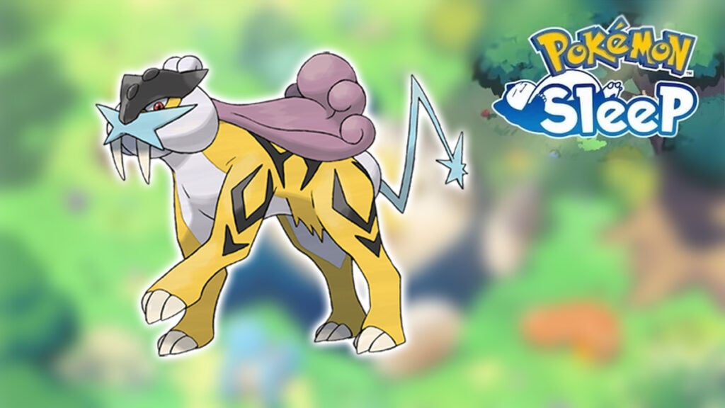 Pokemon Sleep makes Raikou its first legendary