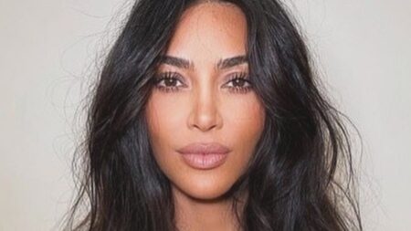 Kim Kardashian close up