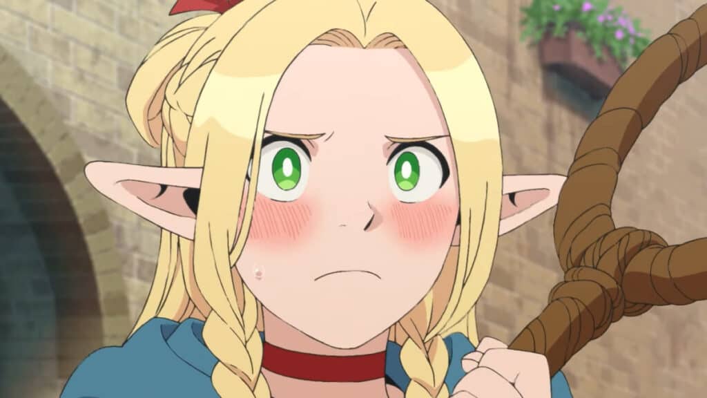 Marcille blushing