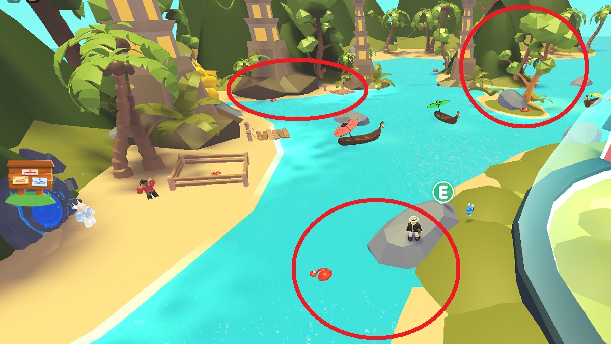 crab locations for getting time machine cog in adopt me